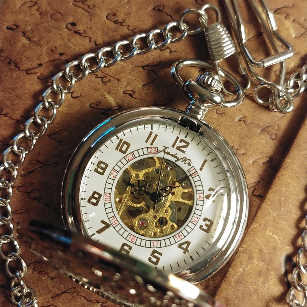 SELF WINDING Mechanical pocket watch! - Picture 3 of 7
